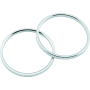 Kuryakyn 6220 Knurled Accent Rings Chrome (Pair)