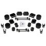 TeraFlex 1365205 JLU 4-Door Sport/Sahara: 2.5” Performance Spacer Lift Kit & Shock Extensions