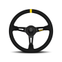 MOD 08 Steering Wheel Black Suede