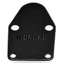 Moroso 65391 Chevrolet Small Block Fuel Pump Block-Off Plate - Aluminum