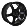Enkei 485-780-6535BK T6S 17x8 35mm Offset 5x114.3 Bolt Pattern 72.6 Bore Matte Black Wheel
