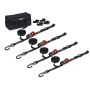 SpeedStrap 1In Heavy Duty Motorcycle/ATV Tie-Down Kit - Black