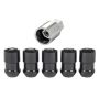 McGard (24548 1/2 MCG WHL LK SET NUT CONE 5LK BLACK (3/4 HEX)-OAL 1.46