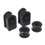 Prothane 92-00 Ford E250/350 Van Front Sway Bar Bushings - 1in - Black