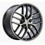 BBS CC-R 20x10.5 5x120 ET35 Satin Graphite Diamond Cut Polished Rim Protector Wheel -82mm PFS Req.