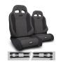 PRP Seats A89010-C38-54 PRP Jeep Wrangler Enduro Elite Reclining Seat - Grey
