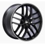 BBS CC-R 20x10.5 5x120 ET35 Satin Black Polished Rim Protector Wheel -82mm PFS/Clip Required