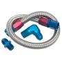 EDELBROCK EDE8122 22in Braided Fuel Line Kit