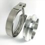 Stainless Bros 603-08910-0002 3.5in 304SS V-Band Assembly - 2 Flanges/1 Clamp