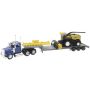 New Ray Toys 16133 Kenworth Lowboy with New Holland Harvester FR920/ Scale - 1:43