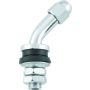 BikeMaster 151416 Valve Stem 45Deg Chrome Ea.