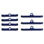 MOROSO MOR68526 Valve Cover Hold Downs - Blue