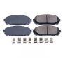 PowerStop 17-1843 PowerStop - Z17 Low-Dust Ceramic Brake Pads with Hardware