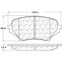 StopTech Performance 06-08 Mazda Miata MX-5 Front Brake Pads