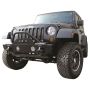 Rampage 88509 2007-2018 Jeep Wrangler(JK) Recovery Bumper Stubby Front - Black