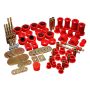 Energy Suspension Ford F-150/F-250 4WD Red Hyper-flex Master Bushing Set