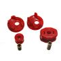 Energy Suspension 91-94 Nissan Sentra/NX1600/2000 Red Motor Mount Inserts (2 Torque Mount Positions