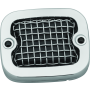Kuryakyn 6534 Mesh Master Cylinder Cover Brk Chrome