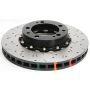 DBA 95-97 Porsche 911 Carrera Front T3 5000 Series Uni-Directional Slotted Rotor w/ Black Hat