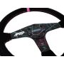 PRP Seats SHRDYG255 PRP Shreddy Flat Suede Steering Wheel - Cracked