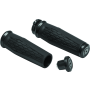 Kuryakyn 5921 Hex Grips Dual Cable Black