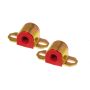 Prothane 14-1116 03+ Nissan 350Z Rear Sway Bar Bushings - 21mm - Red
