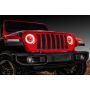 Oracle Lighting 1214-003 Jeep Wrangler JL/Gladiator JT LED Surface Mount Headlight Halo Kit - Red