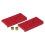 Prothane 67-69 Chevy Camaro/Firebird Lower Spring Pad (Mono) - Red