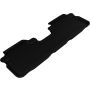 3D MAXpider 2008-2013 Toyota Highlander Kagu 2nd Row Floormats - Black