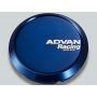 Advan 73mm Flat Centercap - Blue Anodized