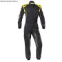 OMP RACING, INC. OMPIA0-1864-A01-178-60 TECNICA HYBRID OVERALL F IA 8856-2018 BLACK / FLU