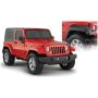 Bushwacker 07-18 Jeep Wrangler Pocket Style Flares 2pc - Black