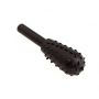 Forney 60067 Mounted Rasp, Tapered with Rounded End and 1/4-Inch Shank, 1-3/8-Inch-by-5/8-Inch