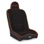 PRP Seats A140110-50-207 PRP Daily Driver High Back Suspension Seat- Black/Orange Tweed