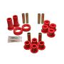 Energy Suspension 91-94 Ford Explorer/Bronco II 2WD/4WD Red Rear Leaf Spring Bushing Set