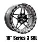 Belak Wheels 18065475S32BS-NBL Belak 18x6 / 2.75in BS / 5x4.75 BP / High Pad / Series 3 Wheel - Non-Beadlock