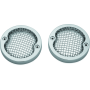 Kuryakyn 6513 Mesh Turn Signal Bezels 3-1/4in Chrome