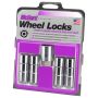 McGard Wheel Lock Nut Set - 4pk. (Cone Seat Duplex) 1/2-20 / 7/8 Hex / 2.5in. Length - Chrome