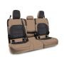 PRP 2020+ Jeep Gladiator JT Rear Bench Cover with Leather Interior - Black/Tan