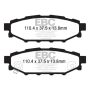 EBC UD1114 12+ Subaru BRZ 2.0 (solid rear rotors) Ultimax2 Rear Brake Pads