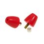 Prothane 19-1317 Universal Bump Stop 1 9/16X1 5/8 Cone - Red