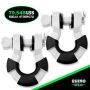 Rhino USA SUPERSHACK-WHT 8T Super Shackle 2-Pack (White)