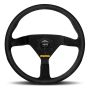 Momo MOD78 Steering Wheel 320 mm - Black Suede/Black Spokes