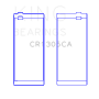 King Engine Bearings CR1305CA0.5 Cummins 4Bta/4Btaa/6Bt/6Bta (Size +0.50mm) Connecting Rod Bearing Set