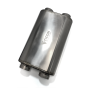 Ticon 116-06323-0250 Industries 17in OAL 2.5in Thin Oval Matte Finish Titanium Muffler - 2.5in Dual In/Dual Out
