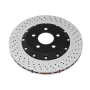 DBA 19+ Chevrolet Camaro ZL1 (w/ NAS Nuts) 5000 Series Cross Drilled & Dimpled KP Brake Rotor