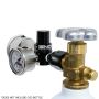 Snow Performance SNO-353G Billet Fixed CO2 Regulator (100PSI) with Gauges