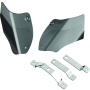 Kuryakyn 1186 Saddle Shields Heat Deflectors 00-17 Softail Smoke
