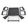 Rampage 1988-1995 Jeep Wrangler(YJ) OEM Replacement Top - Black Denim