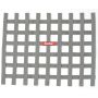 RACEQUIP RQP721065 Ribbon Window Net Platinum Non-SFI 18 x 24